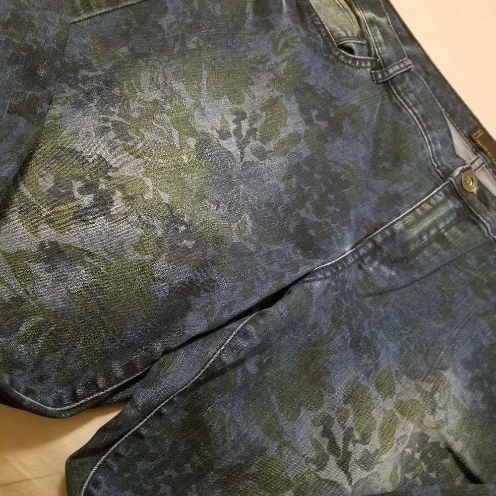 Floral Print Jeans. i jeans By Buffalo Sz 14 Denim. Womens. - Picture 12 of 16
